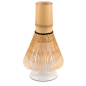 Preview: Bamboo brush holder - white - matchashop