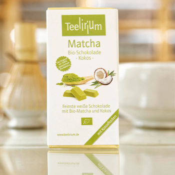Organic Matcha chocolate - coconut