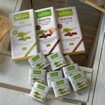 Bio Matchaschokolade - Selection vegan
