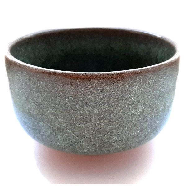 Original japanische Matchaschale dark mint