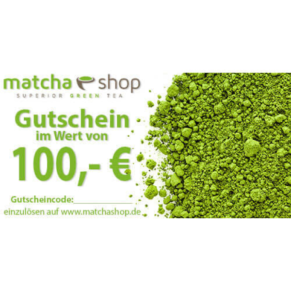 Voucher 100 Euro - matchashop
