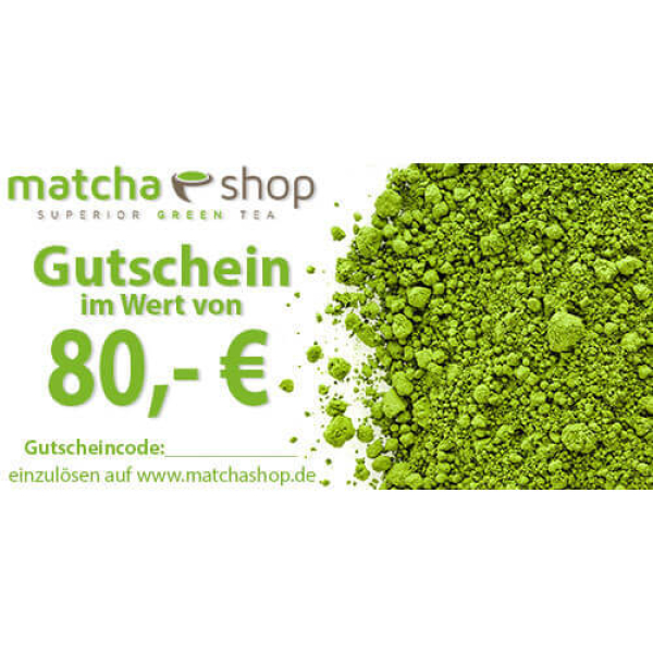 Voucher 70 Euro - matchashop