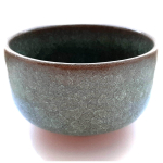 Original japanische Matchaschale dark mint